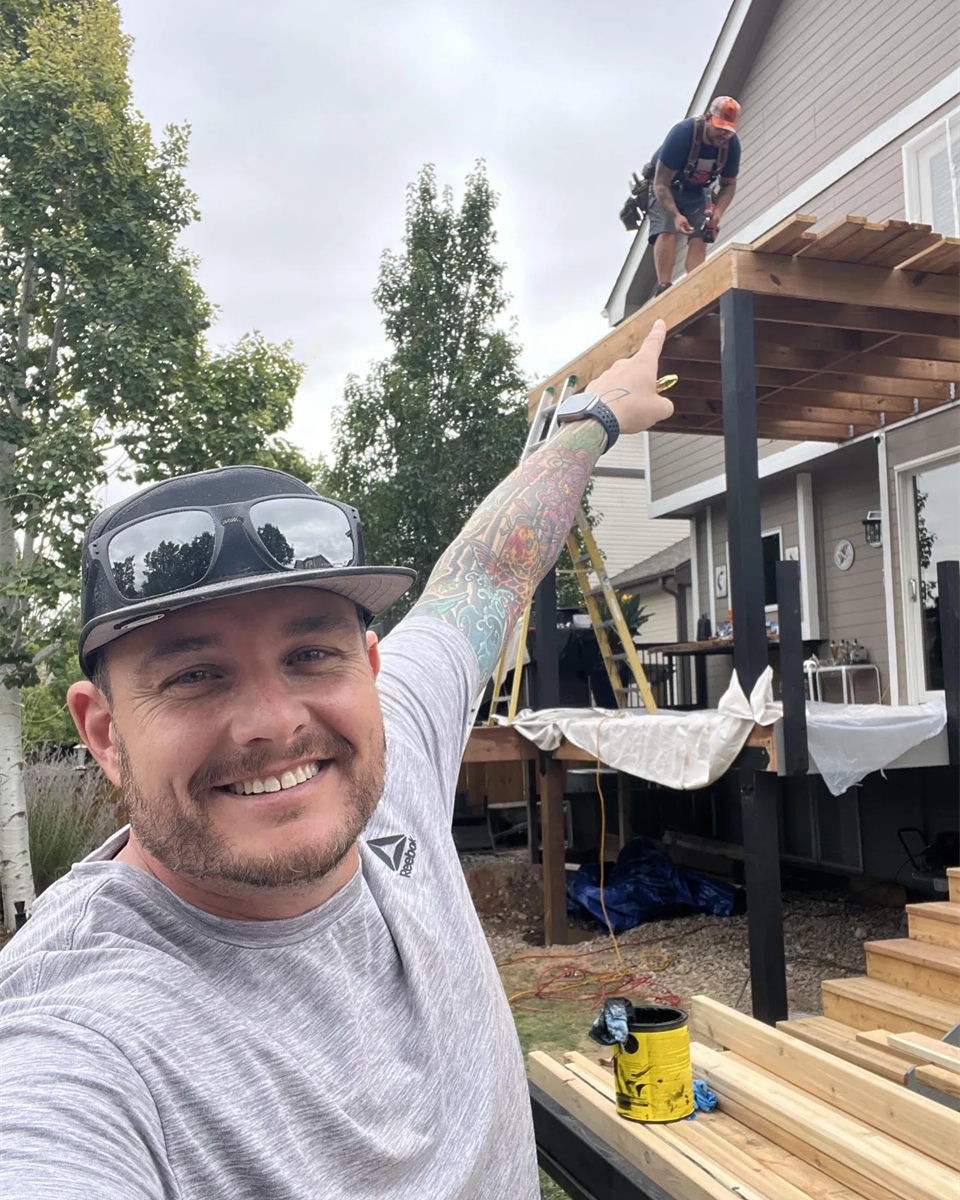 Jason Maier and Travis Hansen on a New West Co job